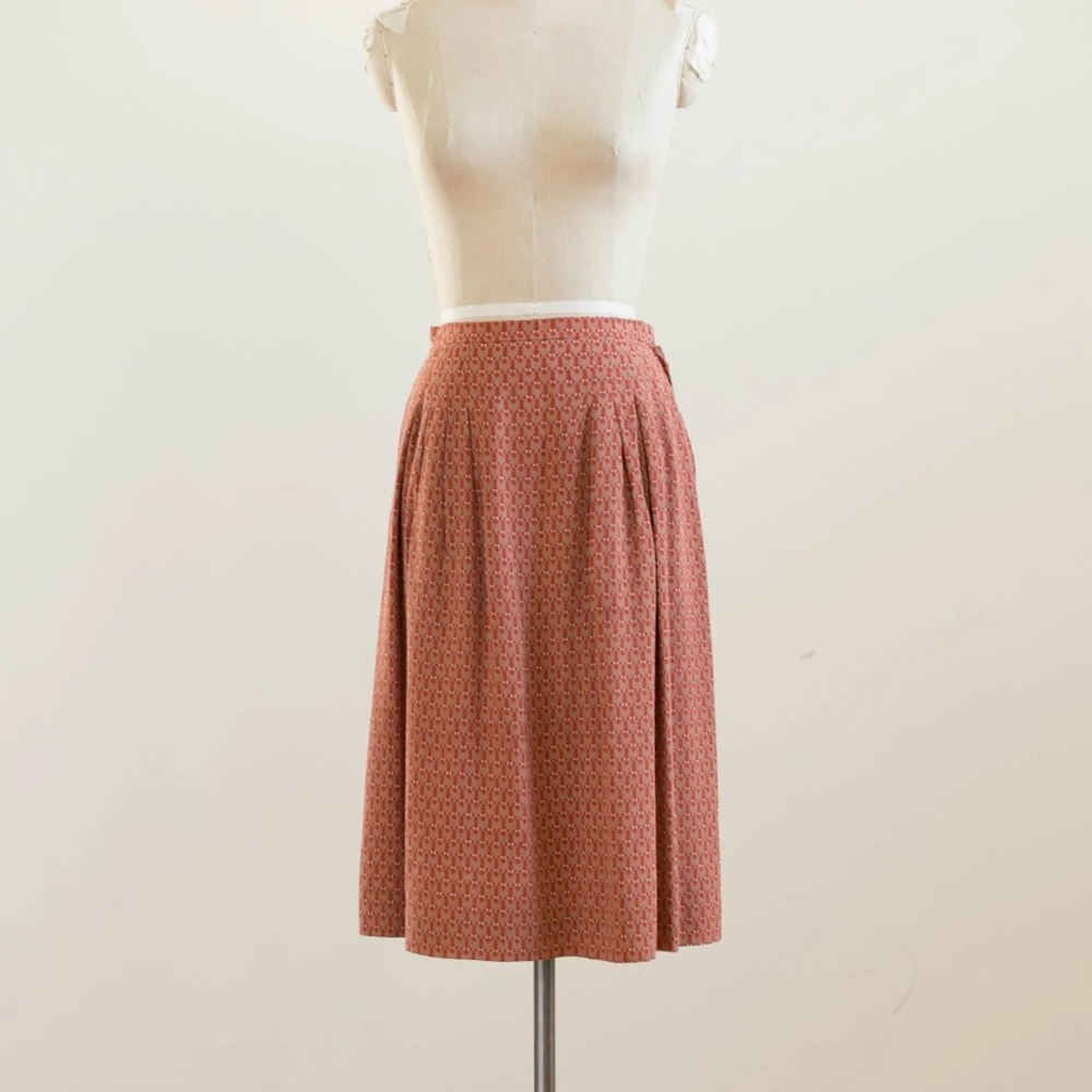 Vintage 1970’s Hermes Novelty Print Skirt